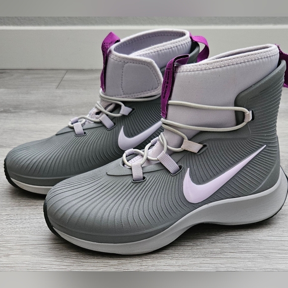 Nike Other - Nike Girls' Binzie Rain Boots Size 13C Purple Gray Waterproof